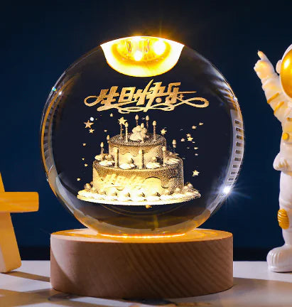 Luminous Night Light Crystal Ball