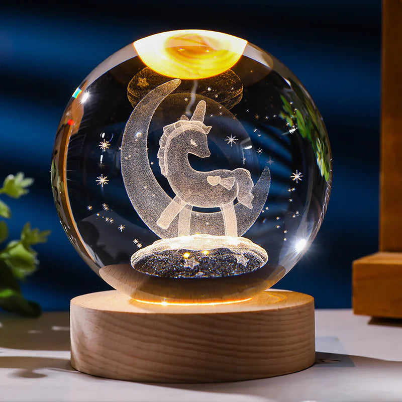 Luminous Night Light Crystal Ball