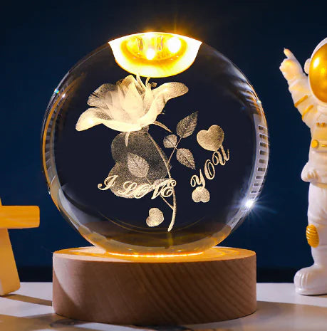 Luminous Night Light Crystal Ball