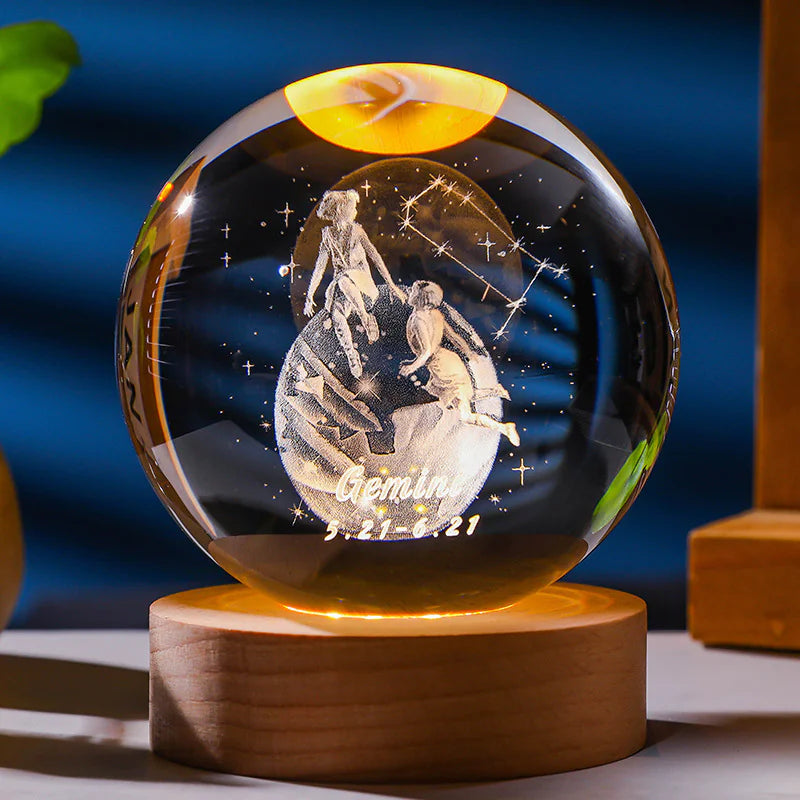 Luminous Night Light Crystal Ball