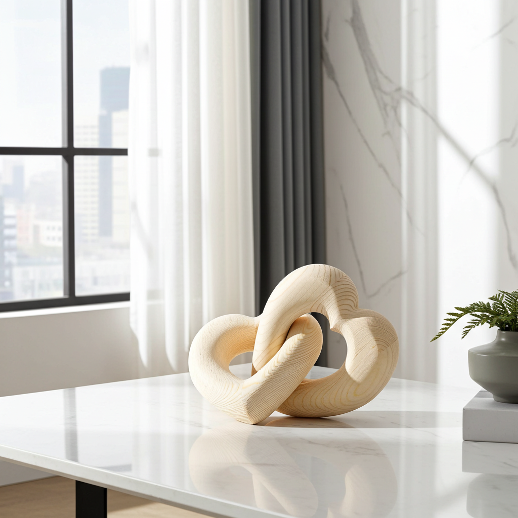 ColWooden Heart Decor Boho Linked Hearts Decor Couple Gifts